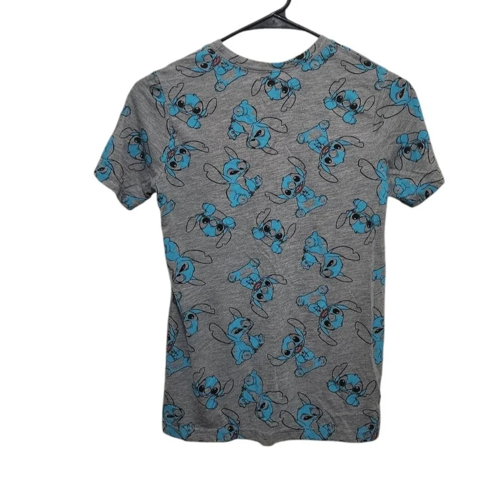 Disney Stitch All Over Print T-Shirt S - Picture 3 of 3